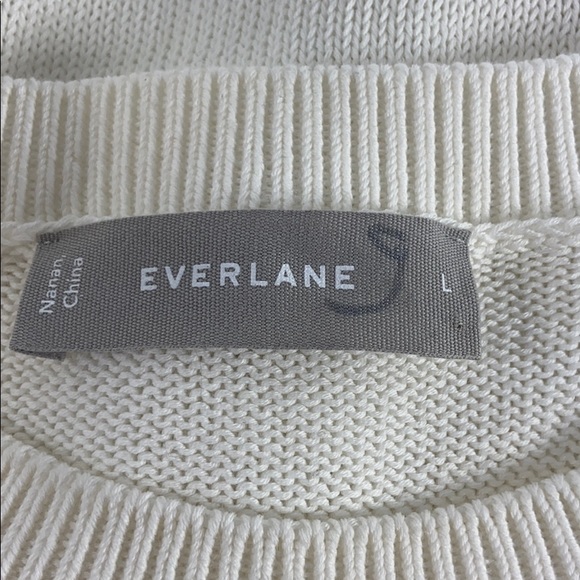 NWOT Everlane Ivory Lightweight Knit Sweater - Picture 12 of 13